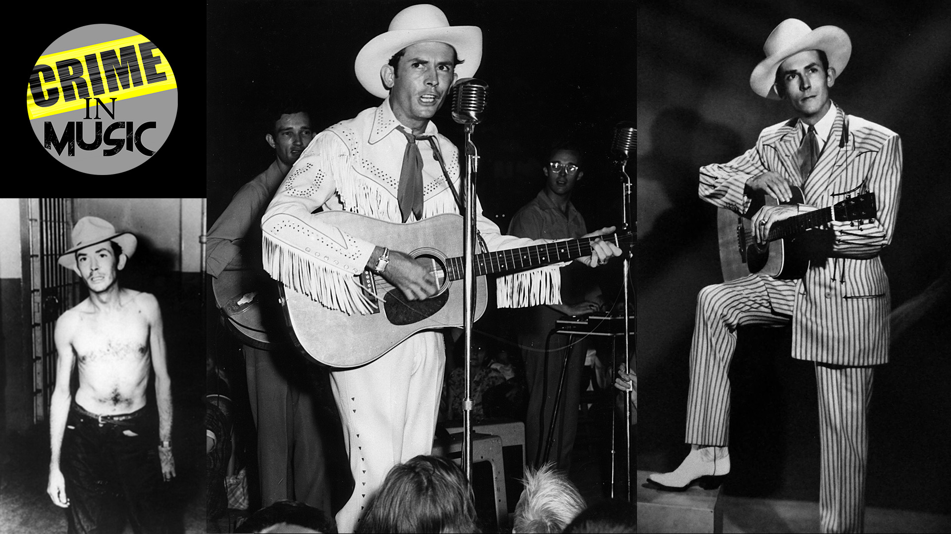 photo collage of Hank Williams Sr, Musician, King of Country Music
